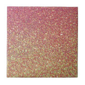 Trendy Sparkle Glitter Pattern Tegeltje (Voorkant)