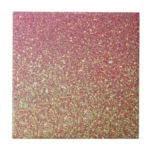 Trendy Sparkle Glitter Pattern Tegeltje (Voorkant)