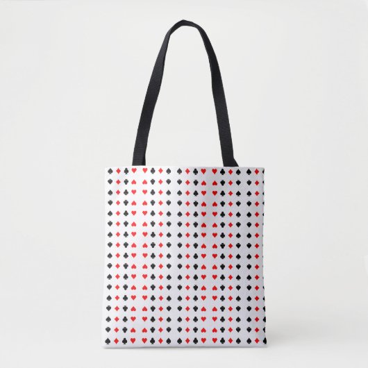 Trendy speelkaarten Patroon Print Schouder Tas (Voorkant)