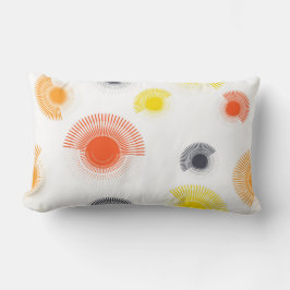 Trendy, speels, levendig, koel, cirkelvormig kussen