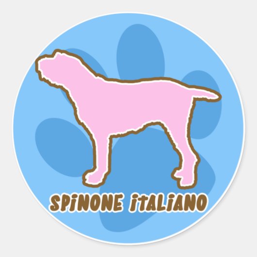 Trendy Spinone Italiano Stickers (Voorkant)