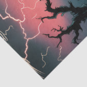 Trendy Spooky Halloween witch and Cauldron Tissuepapier (Detail)