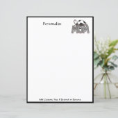 Trendy Sport Voetbal Mama Gepersonaliseerd (Staand voorkant)