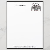 Trendy Sport Voetbal Mama Gepersonaliseerd (Voorkant)