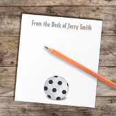 Trendy Sport Voetbal Modern Athletic Blocnote