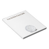 Trendy Sport Volleyball Modern Athletic Blocnote (Schuin)