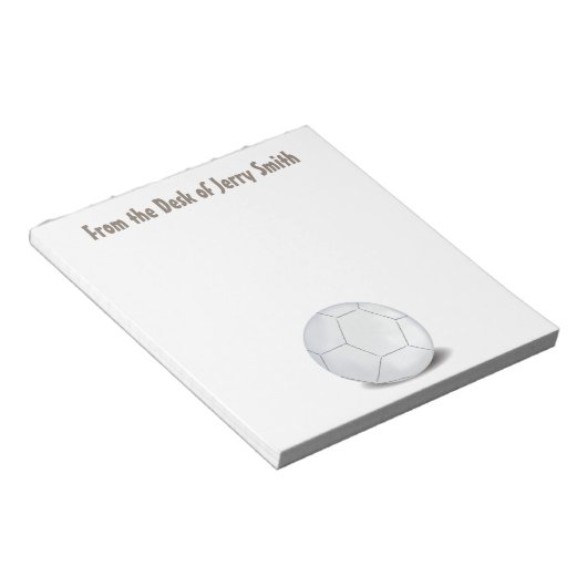 Trendy Sport Volleyball Modern Athletic Blocnote (Schuin)