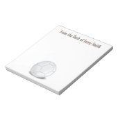 Trendy Sport Volleyball Modern Athletic Blocnote (Linkerzijde)