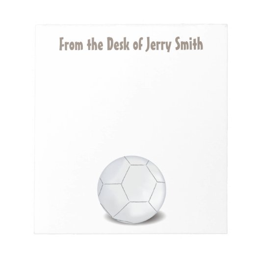 Trendy Sport Volleyball Modern Athletic Blocnote (Voorkant)