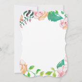 Trendy Spring Floral Easter Brunch Kaart (Achterkant)