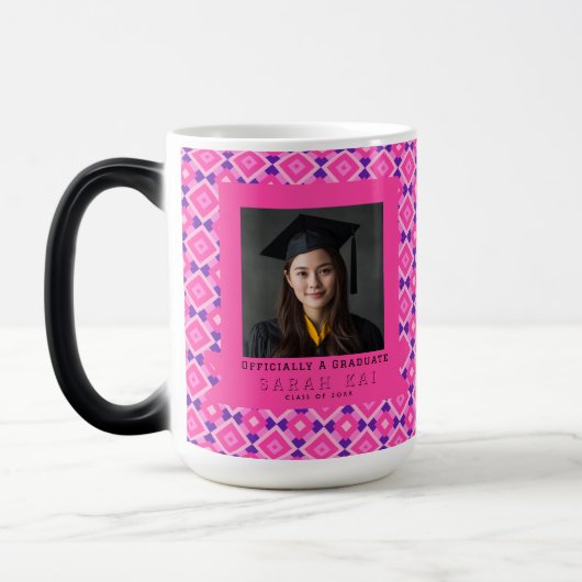 Trendy Square Print Gift For Him Grad Magische Mok (Links)