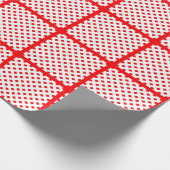TRENDY SQUARE RED WRAP CADEAUPAPIER (Hoek)