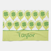 Trendy St. Patrick's Day Ballonnen Theedoek (Horizontaal)