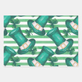 Trendy St. Patrick's Day Inpakpapier Vel (Voorkant 3)