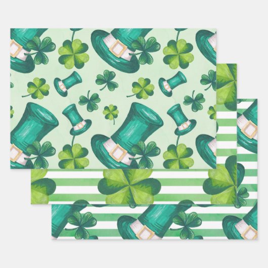 Trendy St. Patrick's Day Inpakpapier Vel (Set)