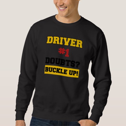 Trendy Statement Racer Driving Racing Driver Trui (Voorkant)