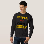 Trendy Statement Racer Driving Racing Driver Trui (Voorkant volledig)
