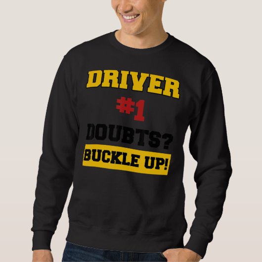 Trendy Statement Racer Driving Racing Driver Trui (Voorkant)