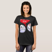 Trendy Statement Valentine's Day Couple Heart Roma T-shirt (Voorkant volledig)