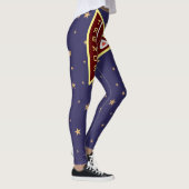Trendy Sterrennacht met Uniek Pijlontwerp Leggings (Rechts)
