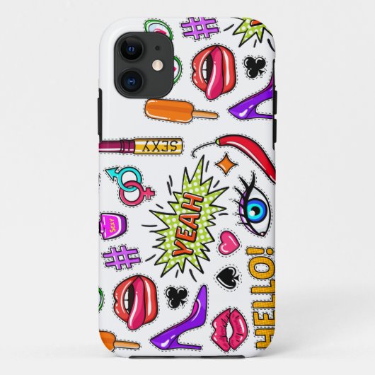 "Trendy stickers Case-Mate iPhone Case (Achterkant)