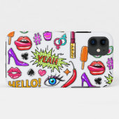 "Trendy stickers Case-Mate iPhone Case (Achterkant (horizontaal))