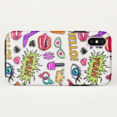 "Trendy stickers Hoesje-Mate iPhone Case (Achterkant (horizontaal))