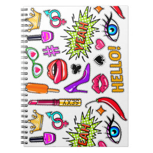 "Trendy stickers Notitieboek