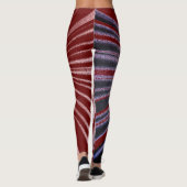 Trendy Stijlvol Astral Canvas Design Leggings (Achterkant)