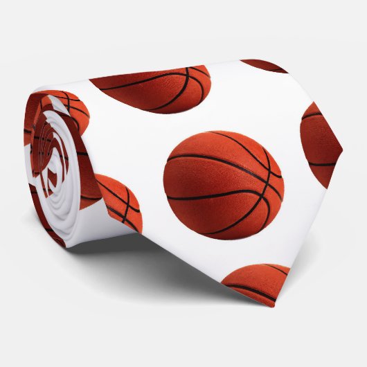 Trendy stijlvol basketbal Stropdas (Opgerold)