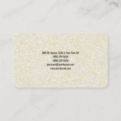 Trendy stijlvol, eenvoudig platte stone wandpatroo visitekaartje (Achterkant)