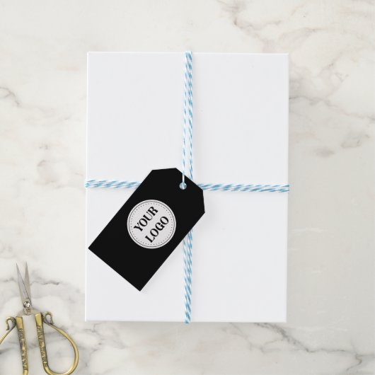 Trendy stijlvol & elegant merk cadeaulabel (Met Touw)