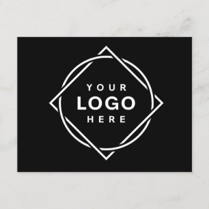 Trendy stijlvol & elegant merk informatiekaartje