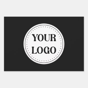 Trendy stijlvol & elegant merk inpakpapier vel