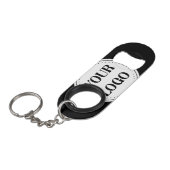 Trendy stijlvol & elegant merk mini flessenopener (Voorkant Gekanteld)