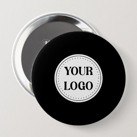 Trendy stijlvol & elegant merk ronde button 4,0 cm (Voorkant /achterkant)
