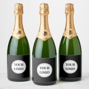 Trendy stijlvol & elegant merk sparkling wijnetiket