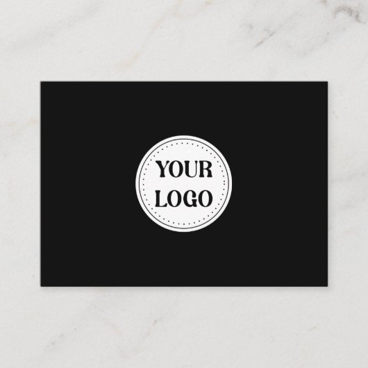 Trendy stijlvol & elegant merk visitekaartje (Voorkant)