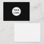 Trendy stijlvol & elegant merk visitekaartje (Voorkant / Achterkant)