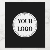 Trendy stijlvol & elegant merk wijn etiket (Enkel label)
