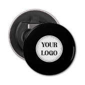 Trendy stijlvol en elegant van merk button flesopener (Voorkant)