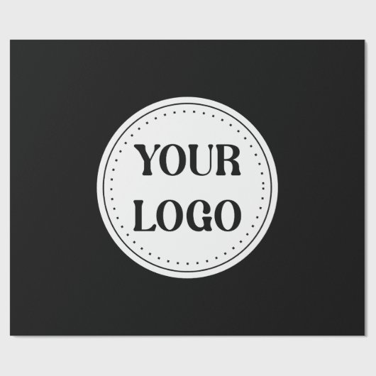 Trendy stijlvol en elegant van merk cadeaupapier (Vlak)