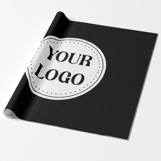 Trendy stijlvol en elegant van merk cadeaupapier (Uitgerold)