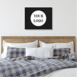 Trendy stijlvol en elegant van merk canvas afdruk