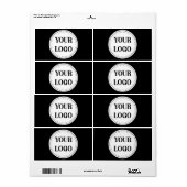 Trendy stijlvol en elegant van merk etiket (Full Sheet)