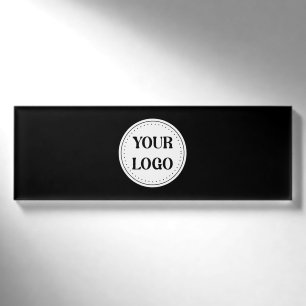 Trendy stijlvol en elegant van merk naambadge