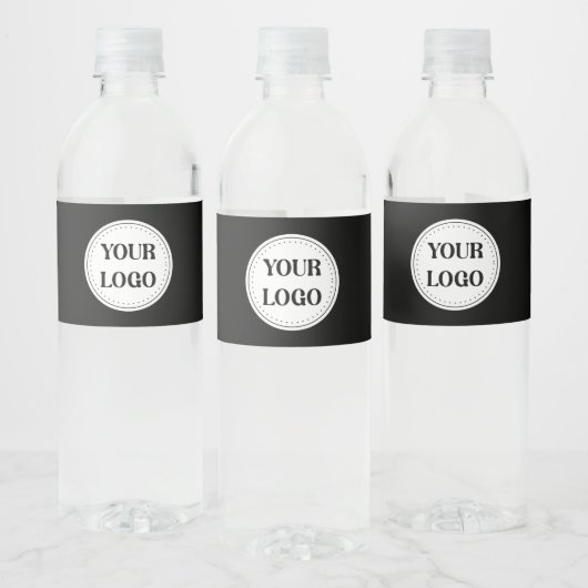 Trendy stijlvol en elegant van merk waterfles etiket (Flessen)