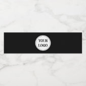 Trendy stijlvol en elegant van merk waterfles etiket (Enkel label)