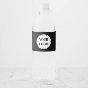Trendy stijlvol en elegant van merk waterfles etiket