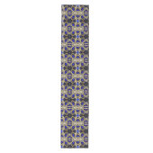 trendy stijlvol turkooise Gold deep blue Medium Tafelloper (Voorkant)